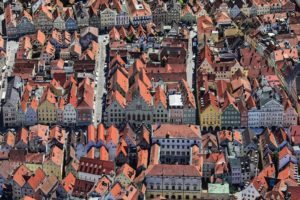 street, Town, Architecture, Aerial view, Rooftops