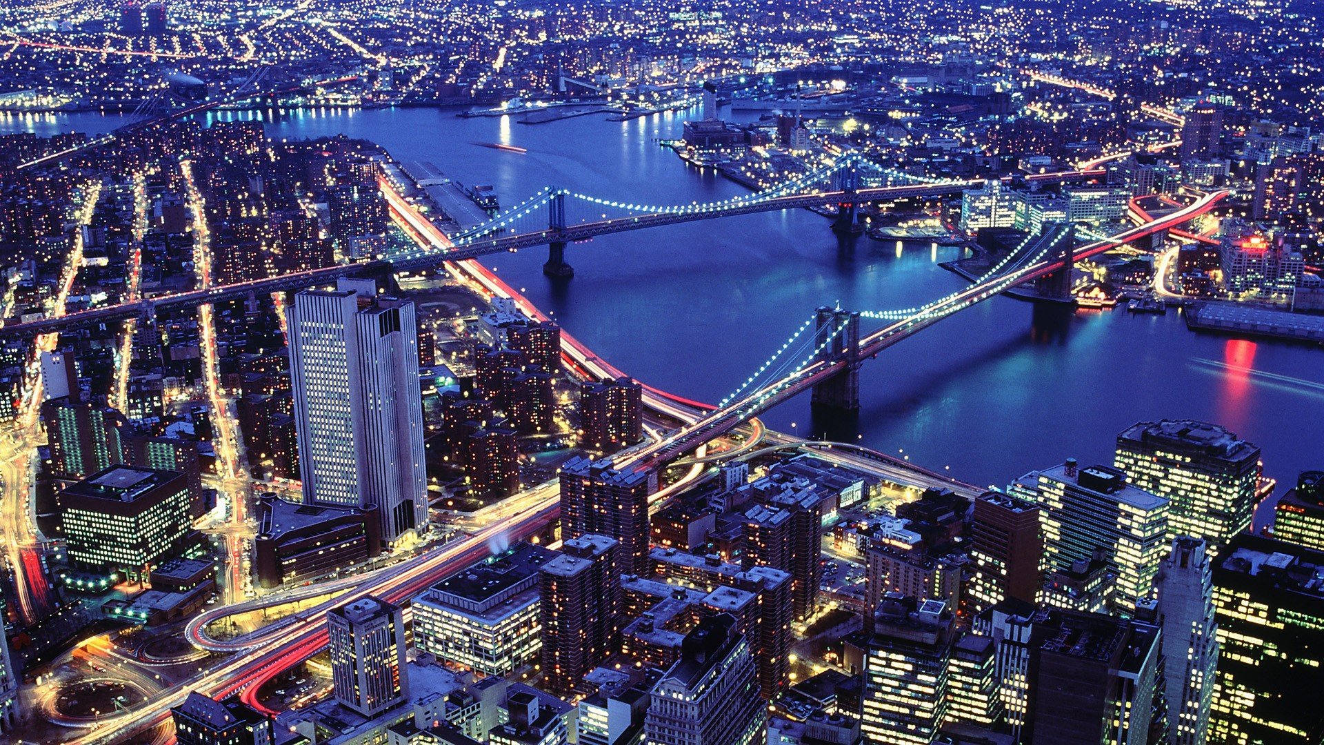 city, River Wallpaper