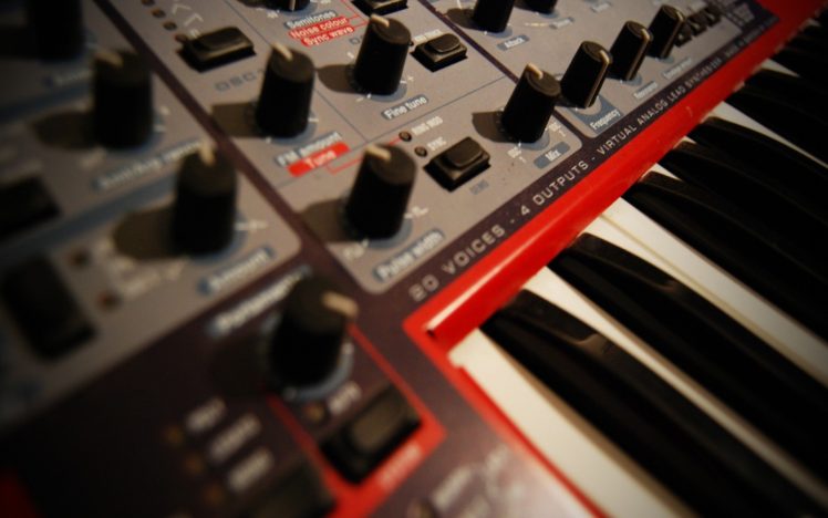 sound, Mixing consoles, Techno, Consoles, Nord, Synthesizer HD Wallpaper Desktop Background