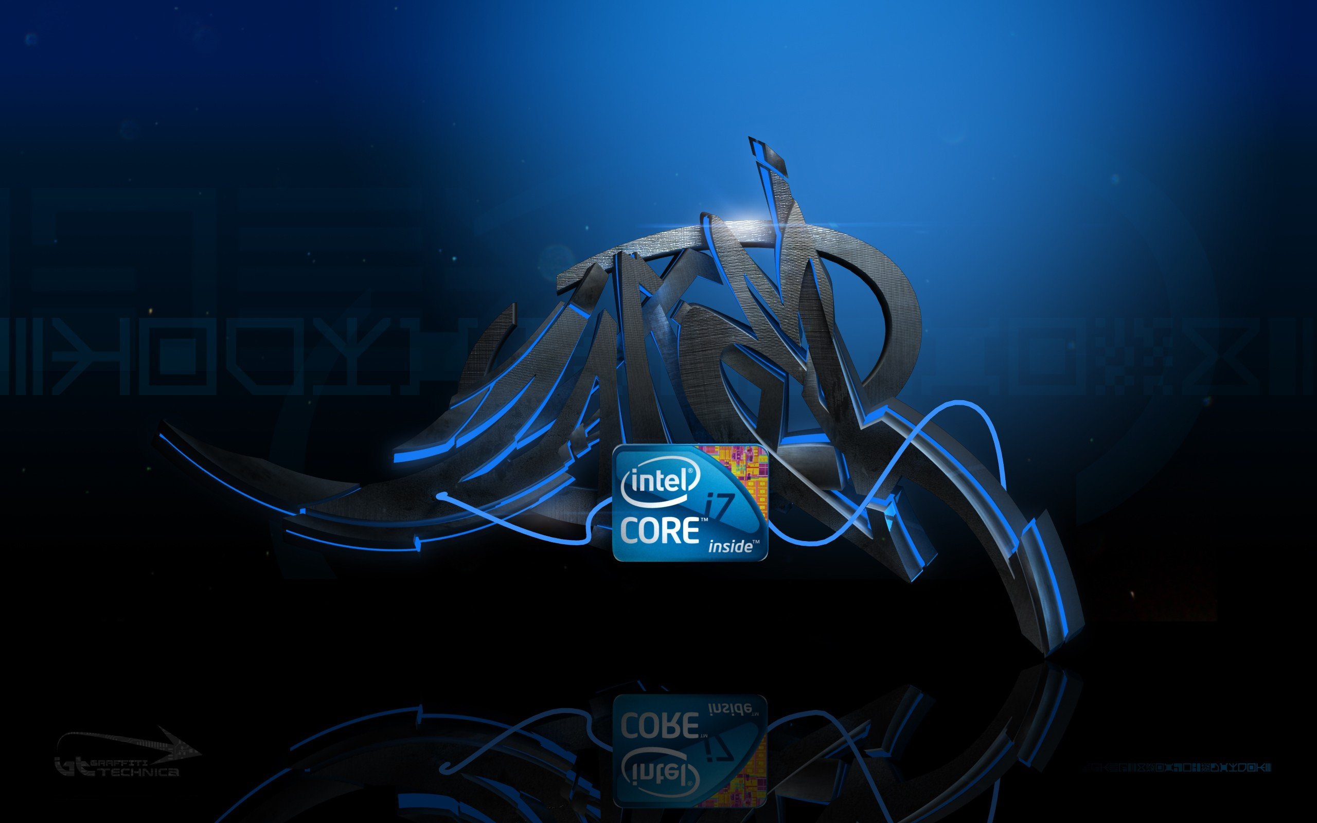 Intel, Gigabyte, Corsair Wallpaper