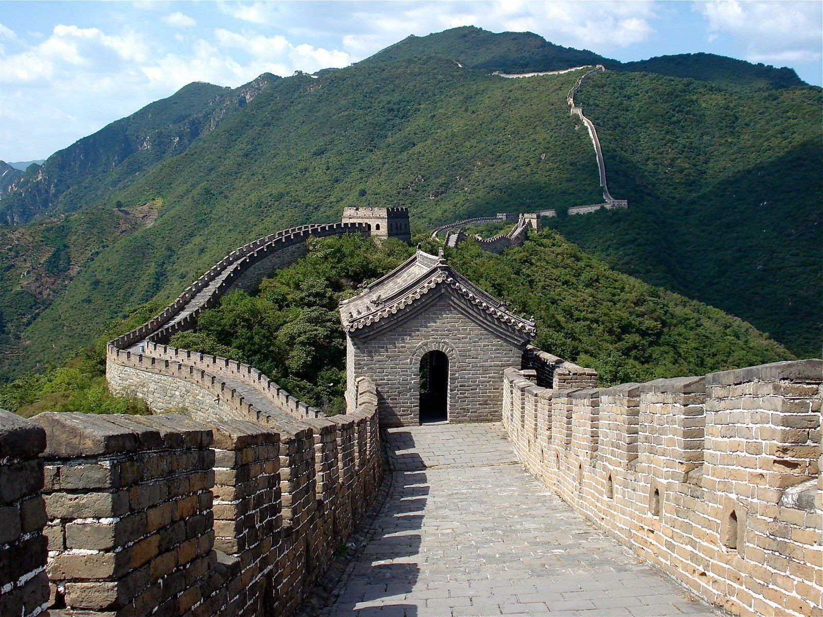 Great Wall of China, Mountain, China, Bricks Wallpaper
