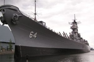 battleships, Water, United States Navy, USS Wisconsin (BB 64), Ship, Warship