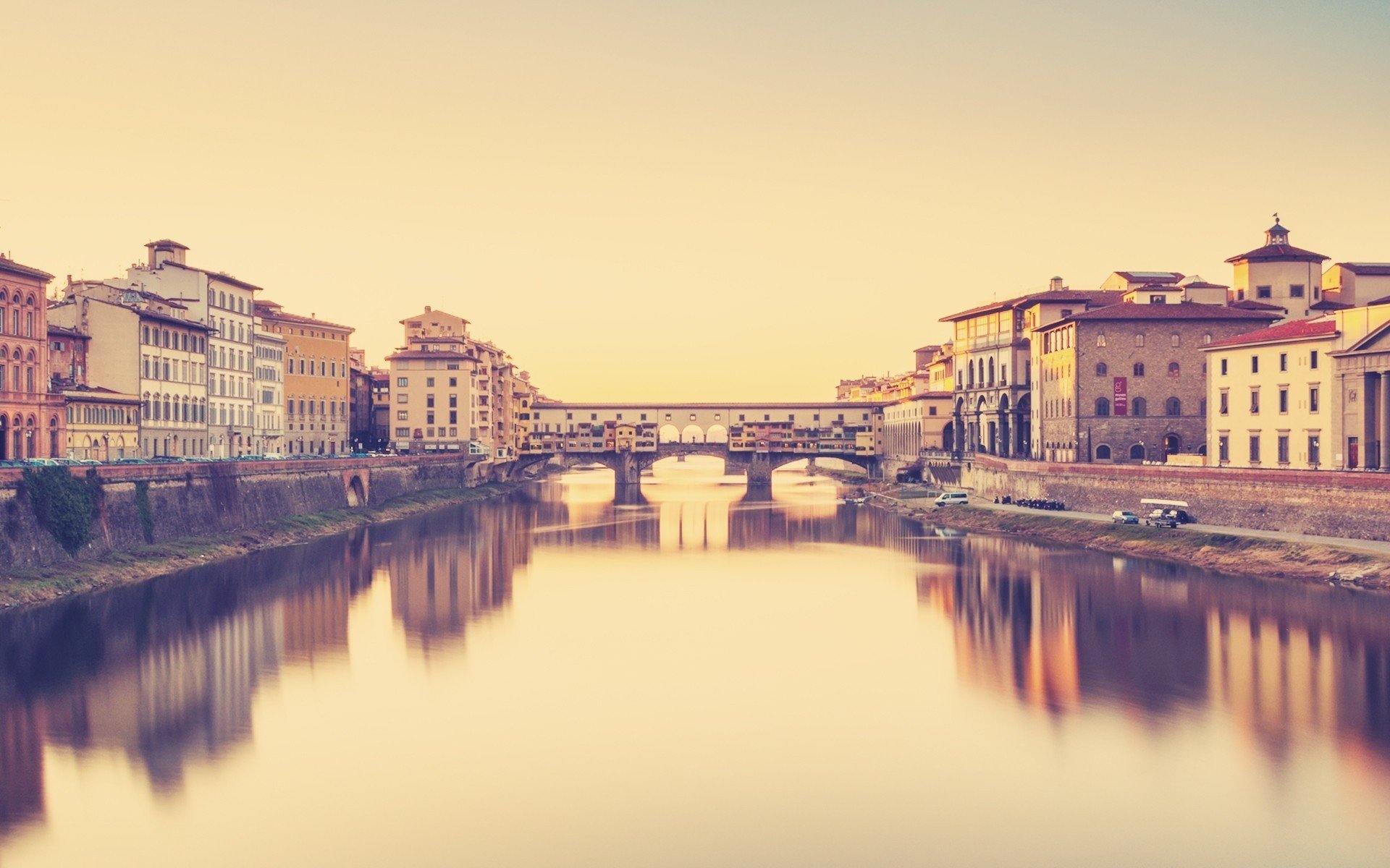 cityscape, Water, Bridge, Firenze Wallpaper