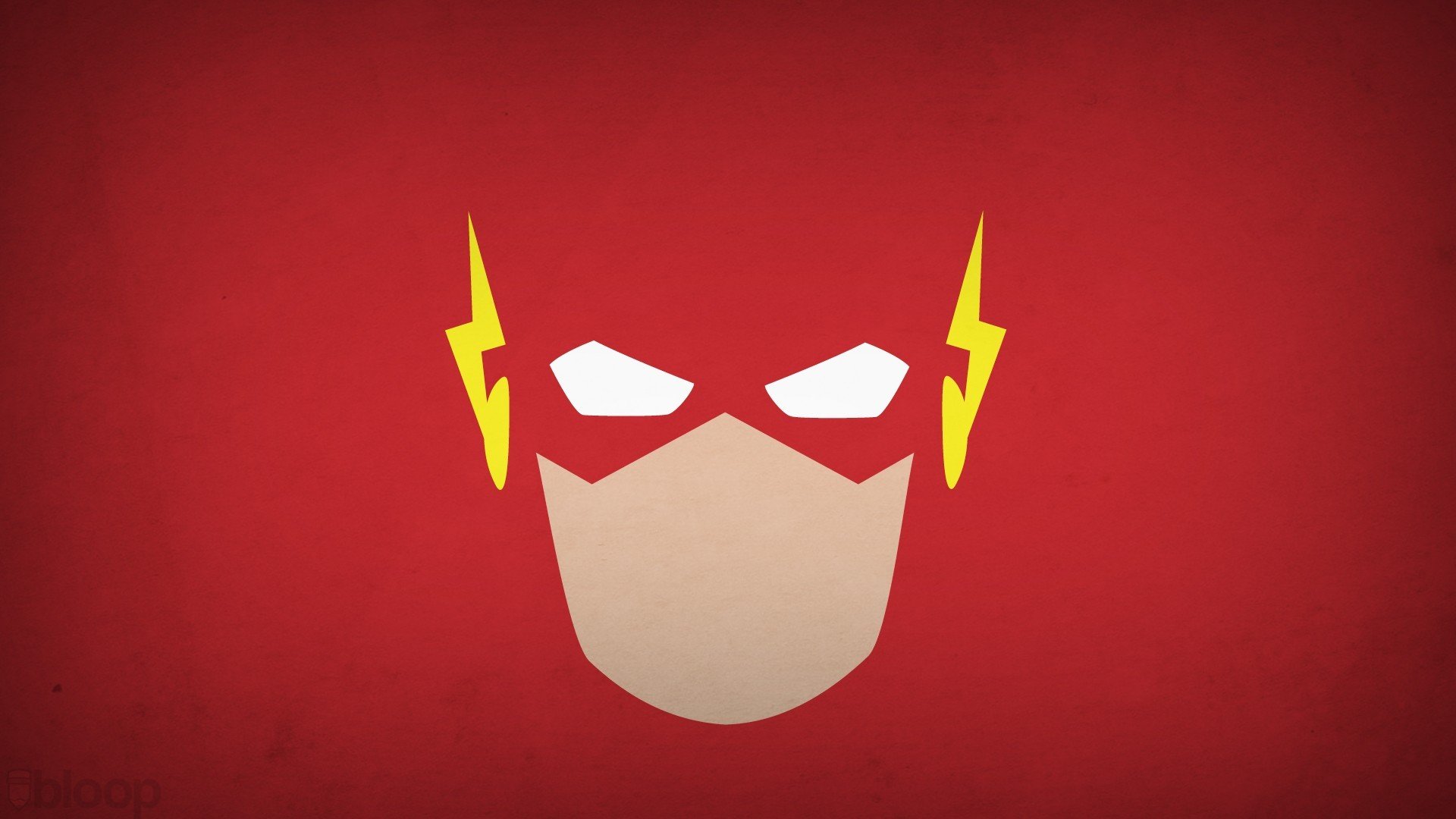 hero, Flash, Blo0p, Simple background, Comics, DC Comics, Minimalism, Superhero, The Flash, Red background Wallpaper