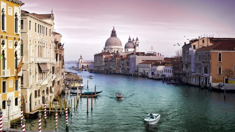 Venice, Italy, Boat, City HD Wallpaper Desktop Background