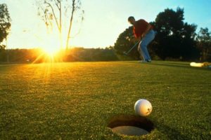 golf, Sunlight