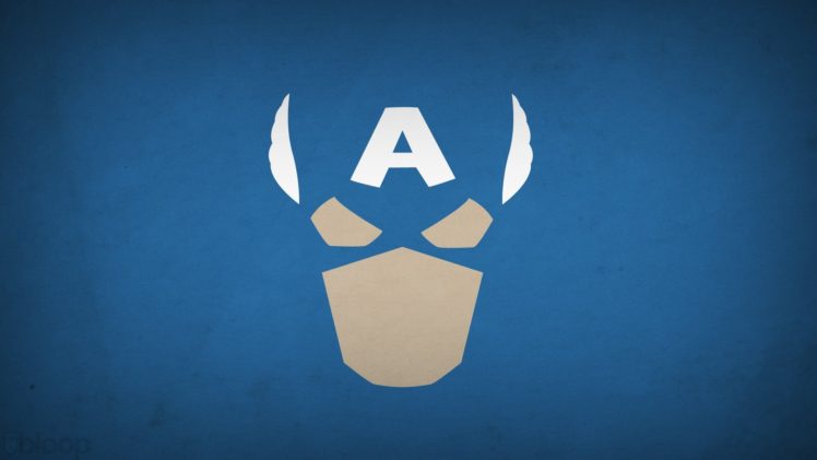 heroes, Captain America, Superhero, Minimalism, Blo0p HD Wallpaper Desktop Background