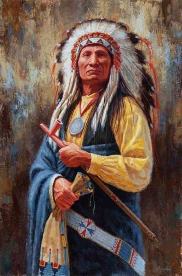 Red Cloud, Native Americans HD Wallpaper Desktop Background