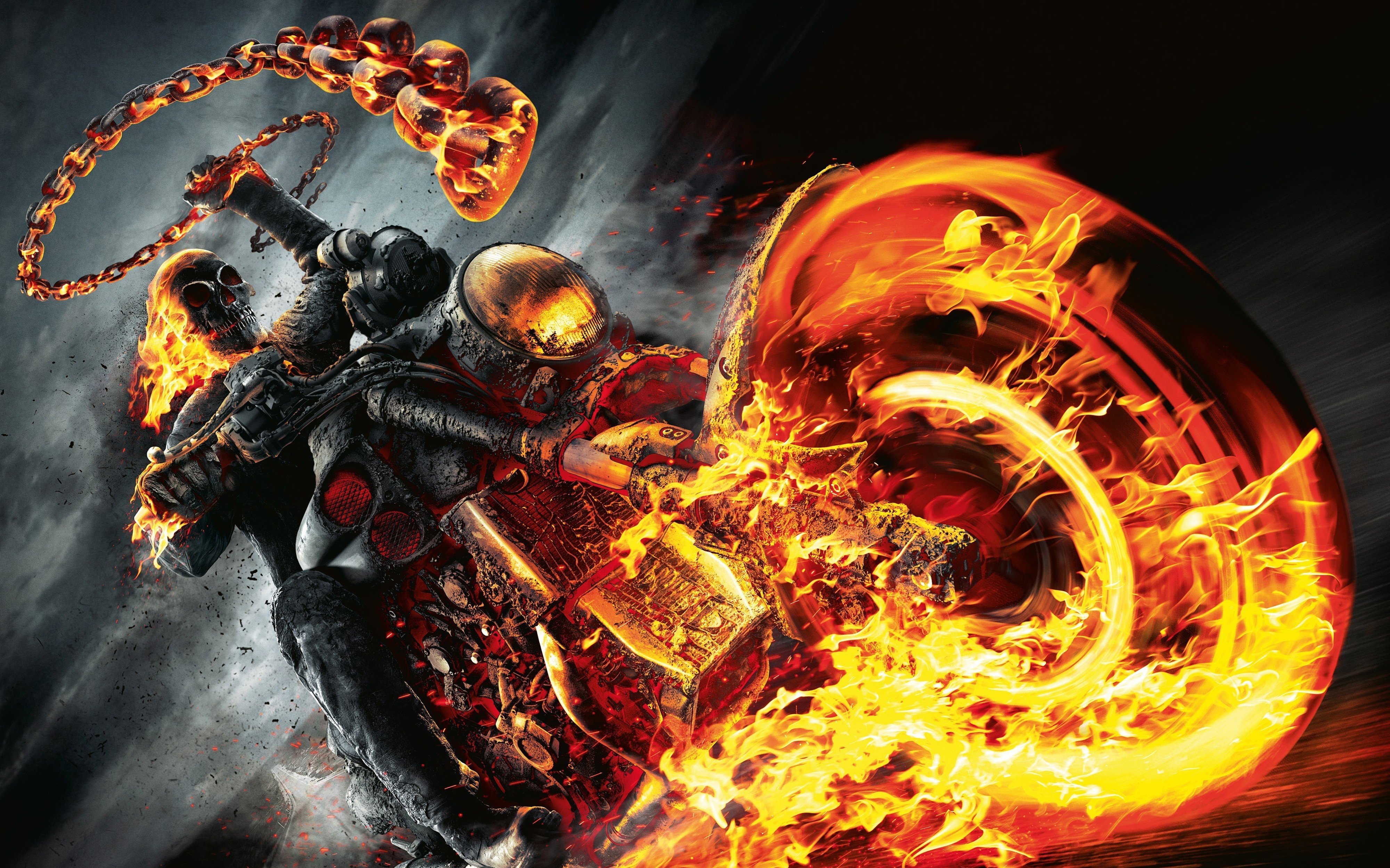 fire, Ghost Rider Wallpaper
