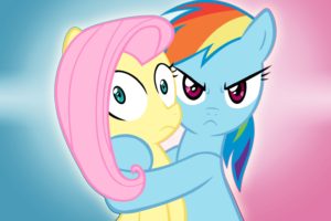 My Little Pony, Fluttershy, Rainbow Dash