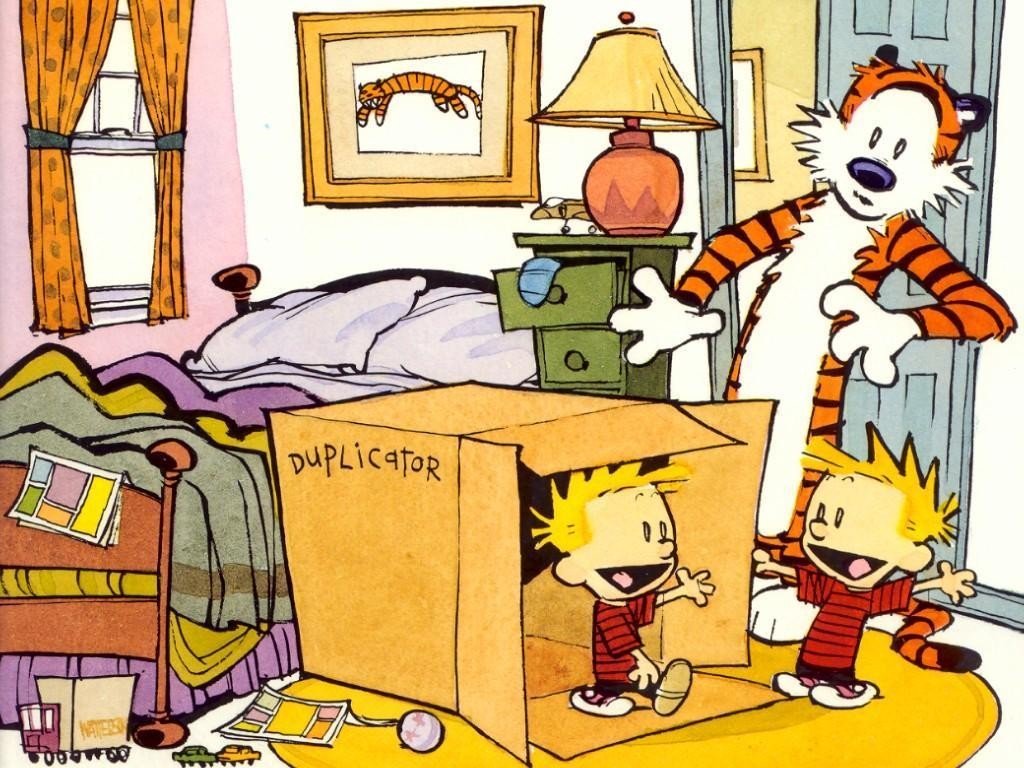 Calvin and Hobbes Wallpaper