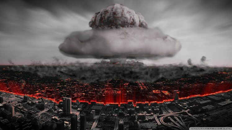 bomb, City, Cityscape, Nuclear HD Wallpaper Desktop Background