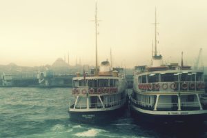 boat, City, Istanbul, Mosques