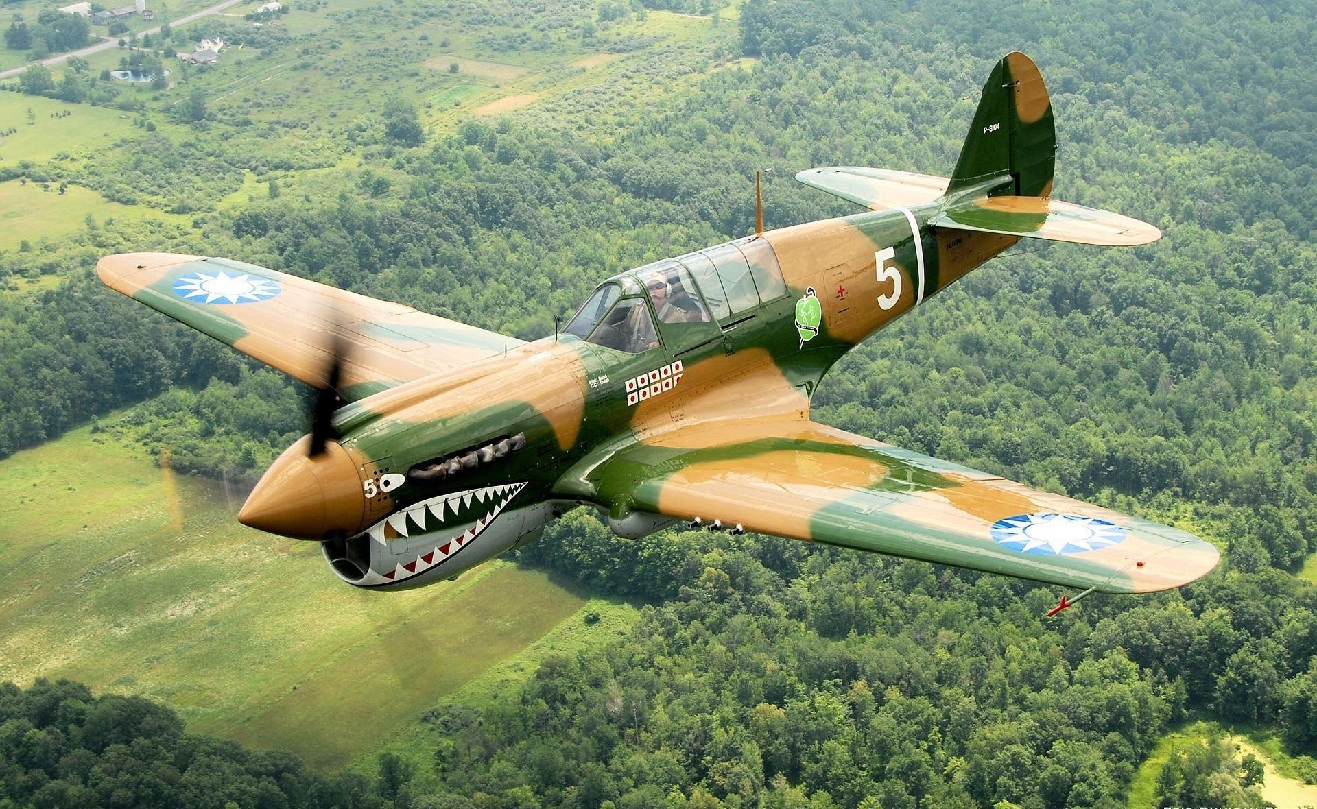 airplane, Aircraft, Curtiss P 40 Warhawk Wallpaper