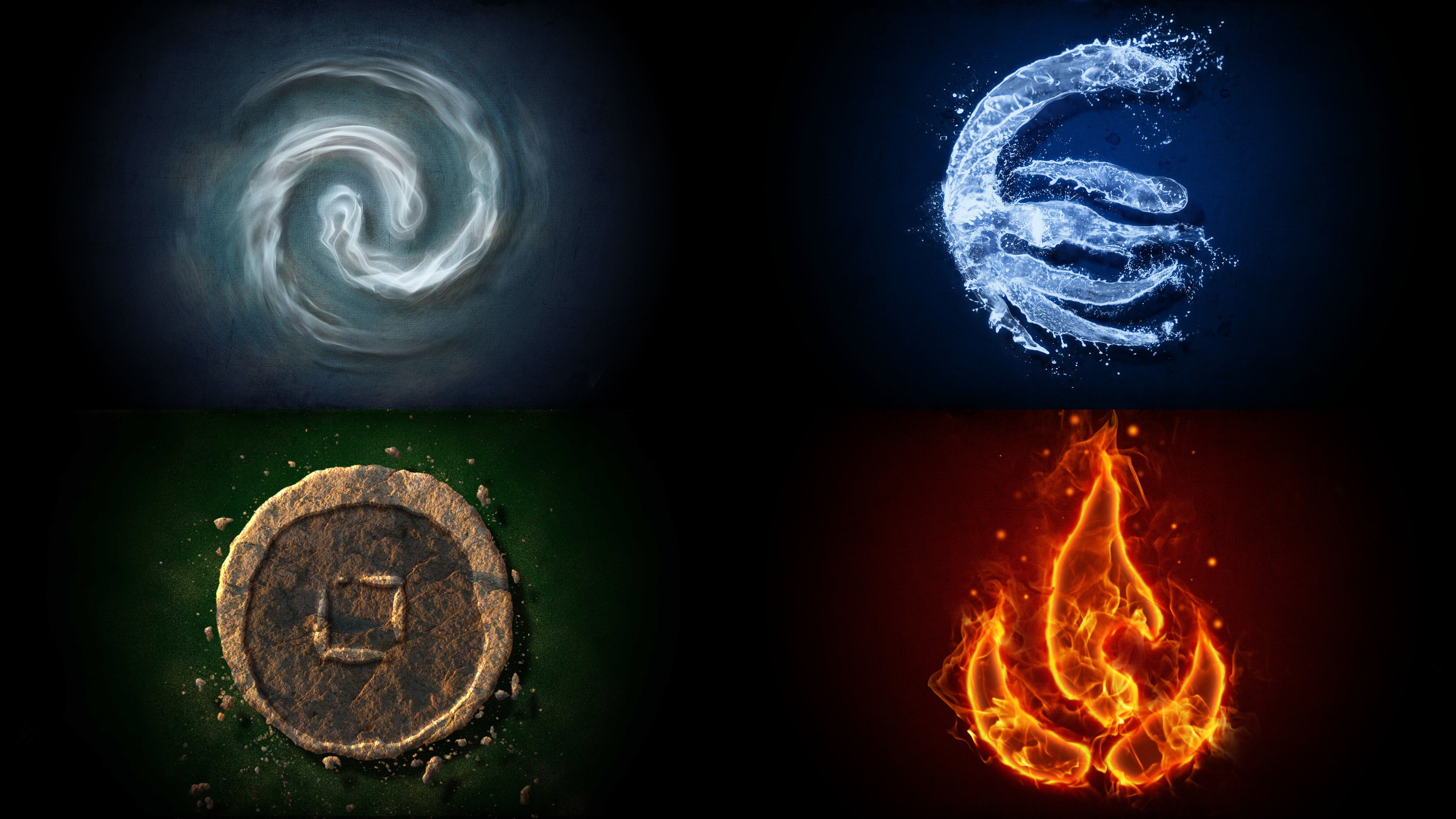 The Legend of Korra, Avatar: The Last Airbender, Elements Wallpaper