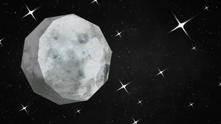 moon, Stars, Simple, Eyes HD Wallpaper Desktop Background