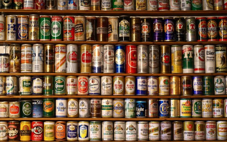 creativity, Beer, Alcohol, Shelves HD Wallpaper Desktop Background