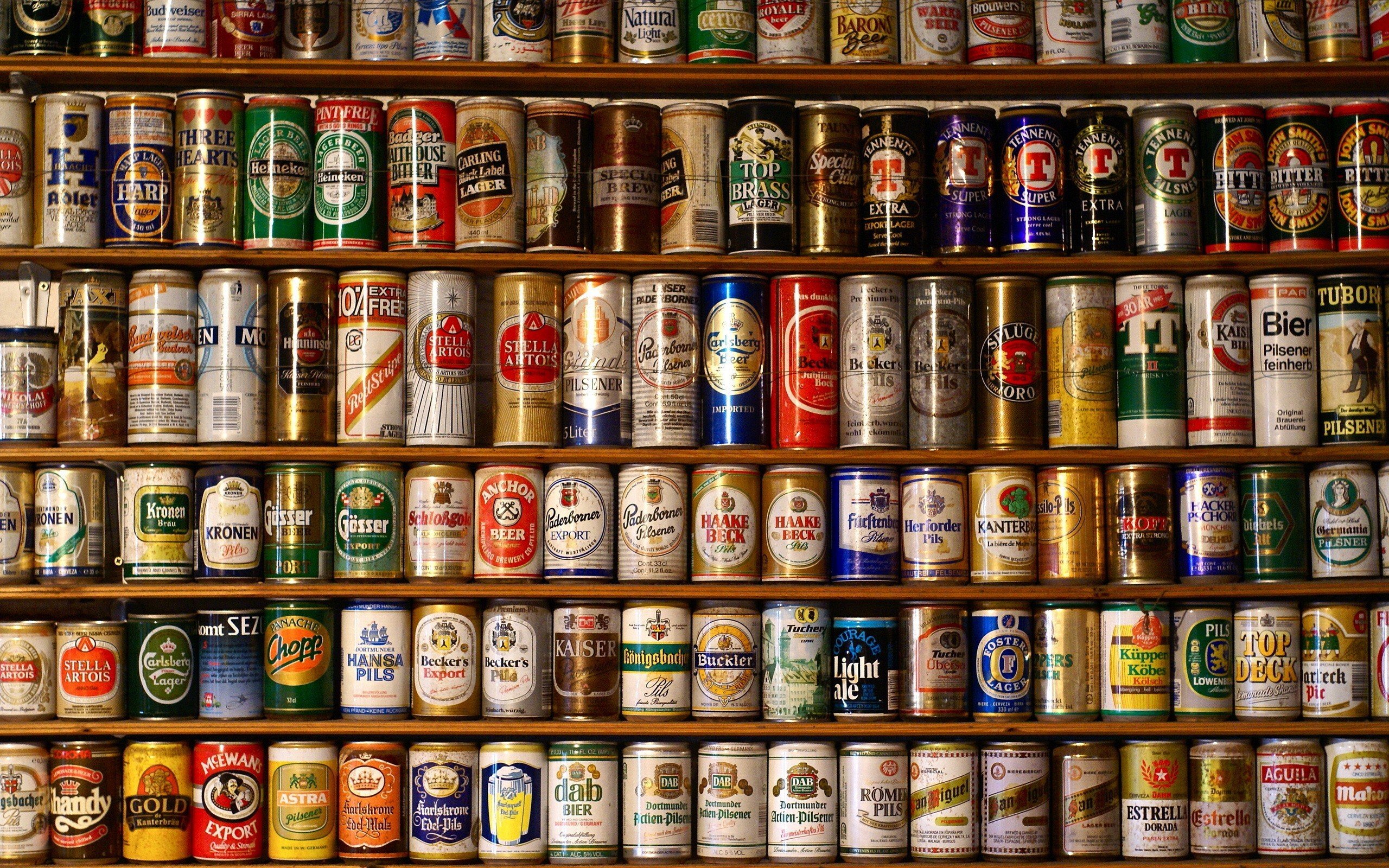 creativity, Beer, Alcohol, Shelves Wallpaper