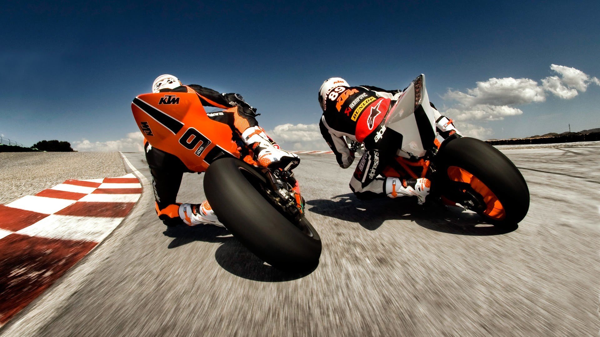 KTM, KTM RC8, Racing, Race tracks Wallpaper