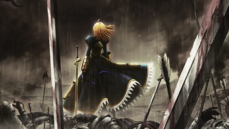 Saber, Fate Zero HD Wallpaper Desktop Background