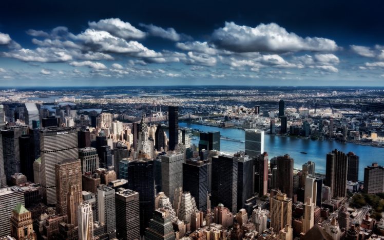 skyscraper, City, New York City, HDR HD Wallpaper Desktop Background