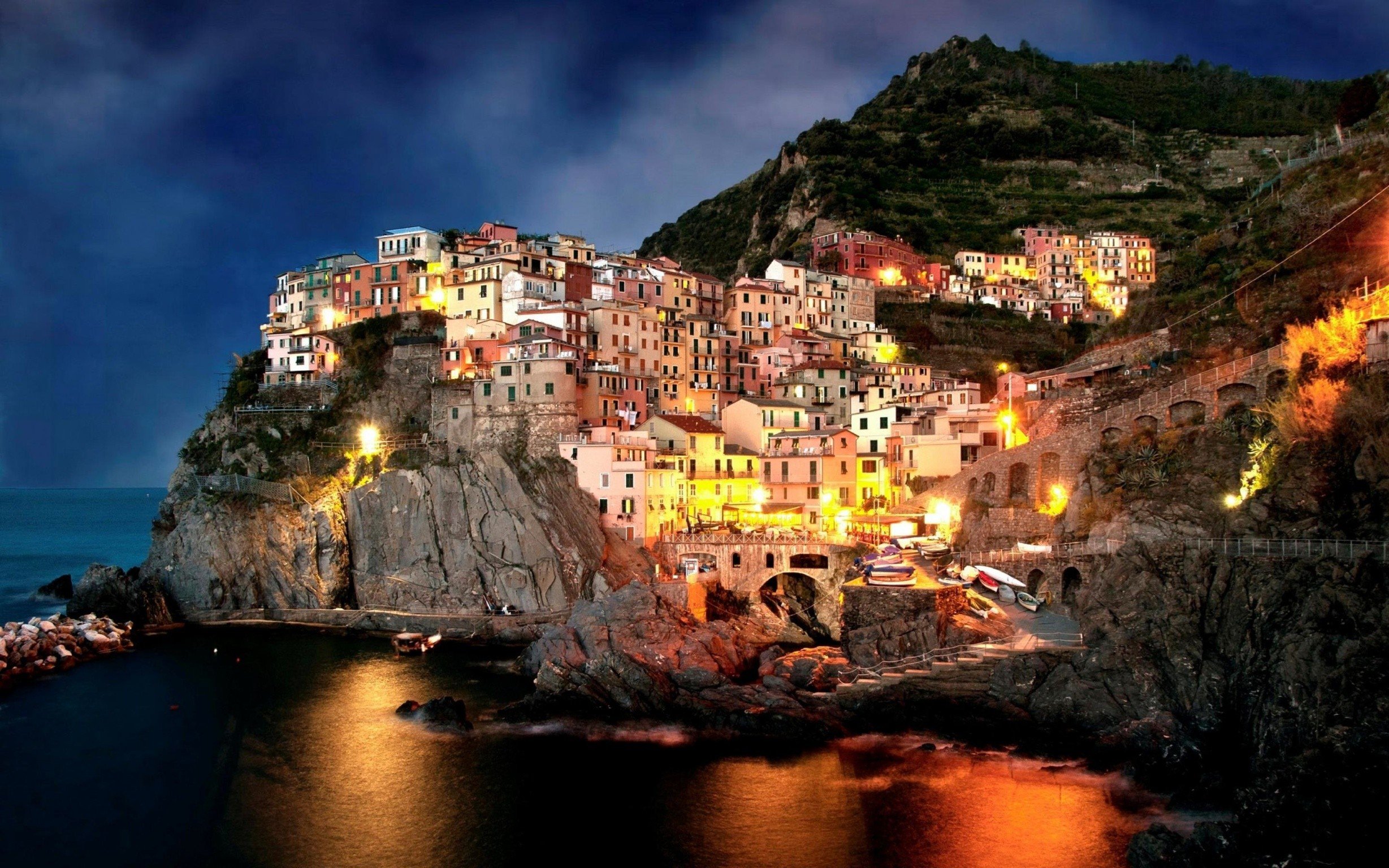 cityscape, Italy, Coast Wallpaper