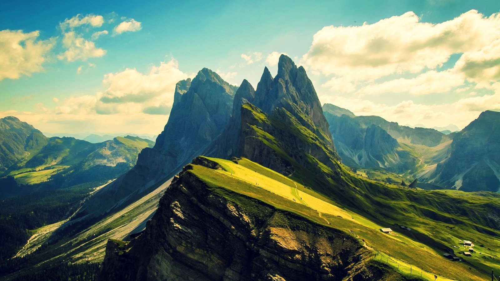 mountain, Ridges, Dolomites (mountains) Wallpaper
