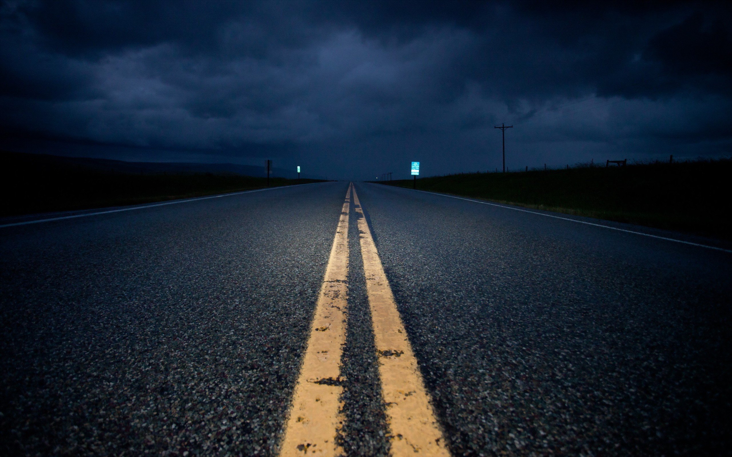 Road, Night Wallpapers Hd / Desktop And Mobile Backgrounds