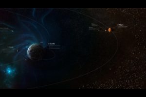 Solar System, Earth, Mars