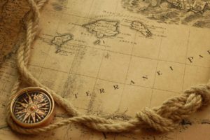 old map, Map, Compass, Ropes
