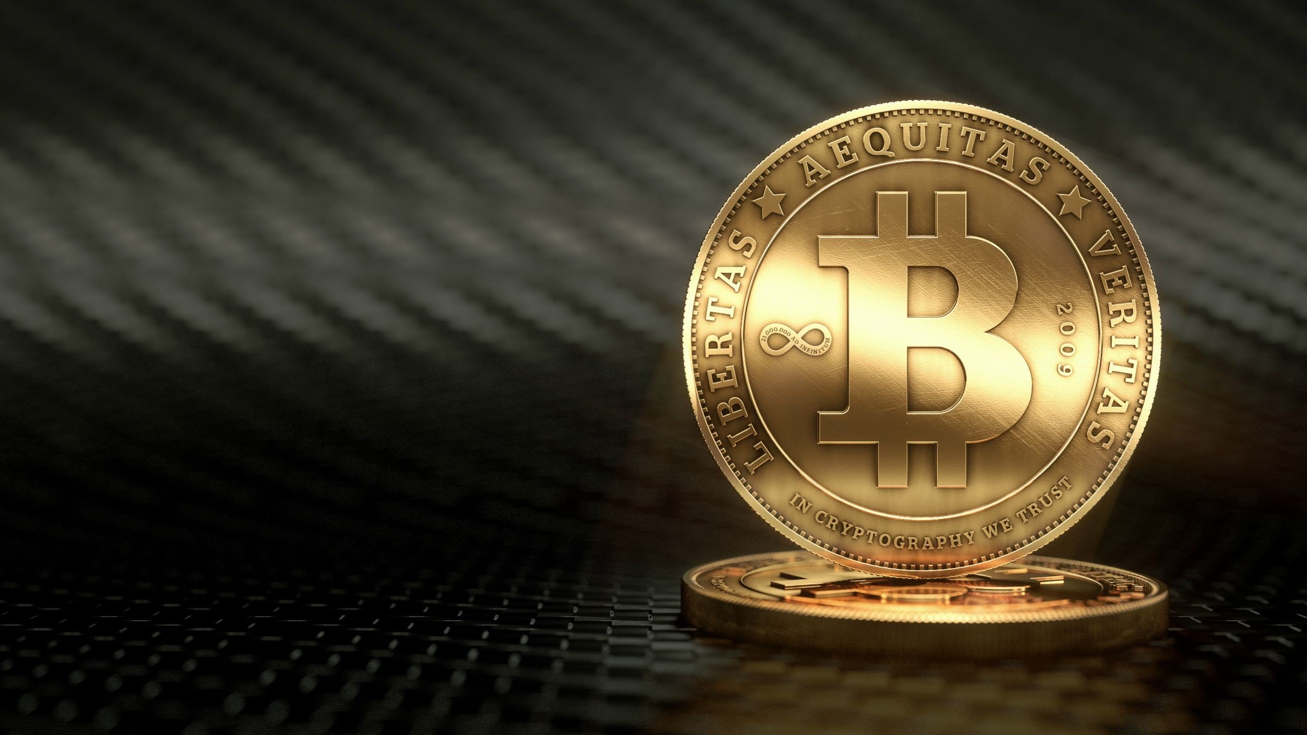 Bitcoin, Coins, Gold Wallpaper