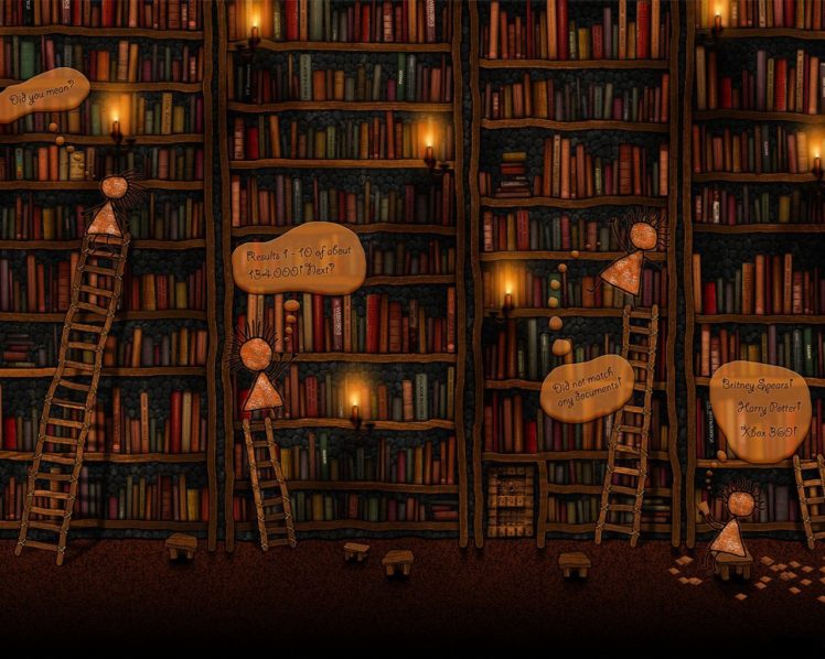 books, Library, Vladstudio HD Wallpaper Desktop Background