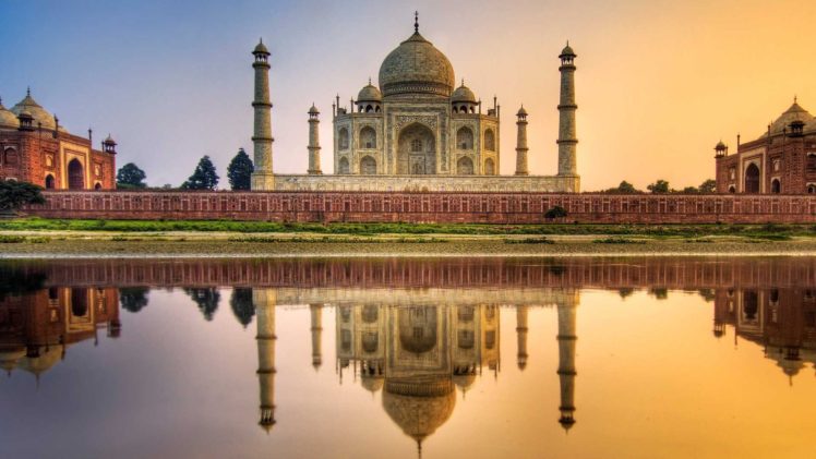 reflection, Building, Taj Mahal HD Wallpaper Desktop Background