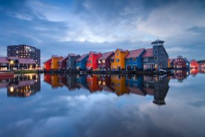 cityscape, Netherlands, Reflection, Colorful, House