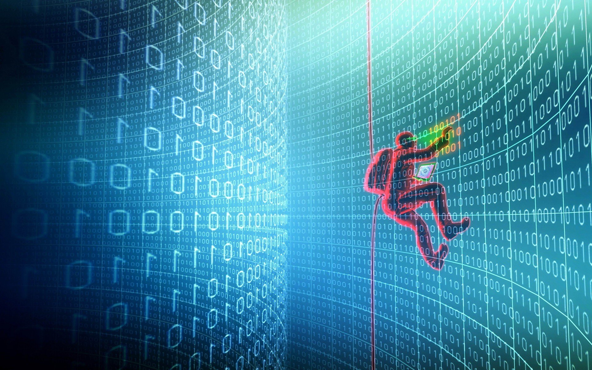 code, Binary, Numbers, Technology, Climbing, Hacking Wallpaper