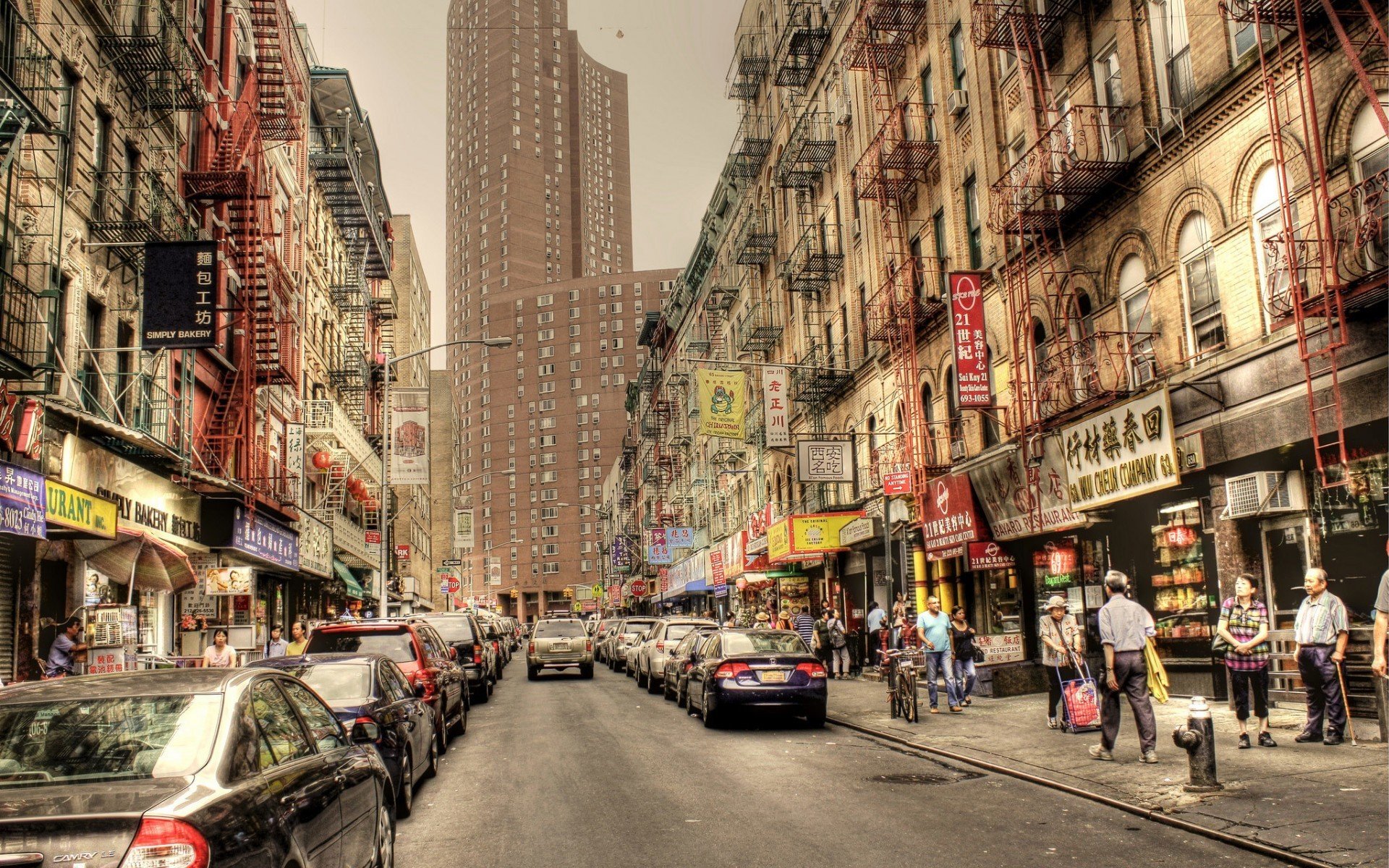 cityscape, China Town, Building, HDR, Street Wallpapers HD / Desktop