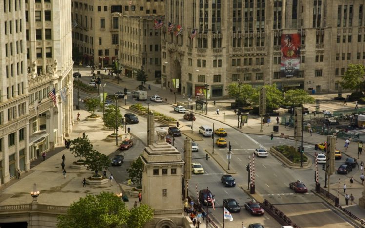 cityscape, Building, Street, Chicago HD Wallpaper Desktop Background