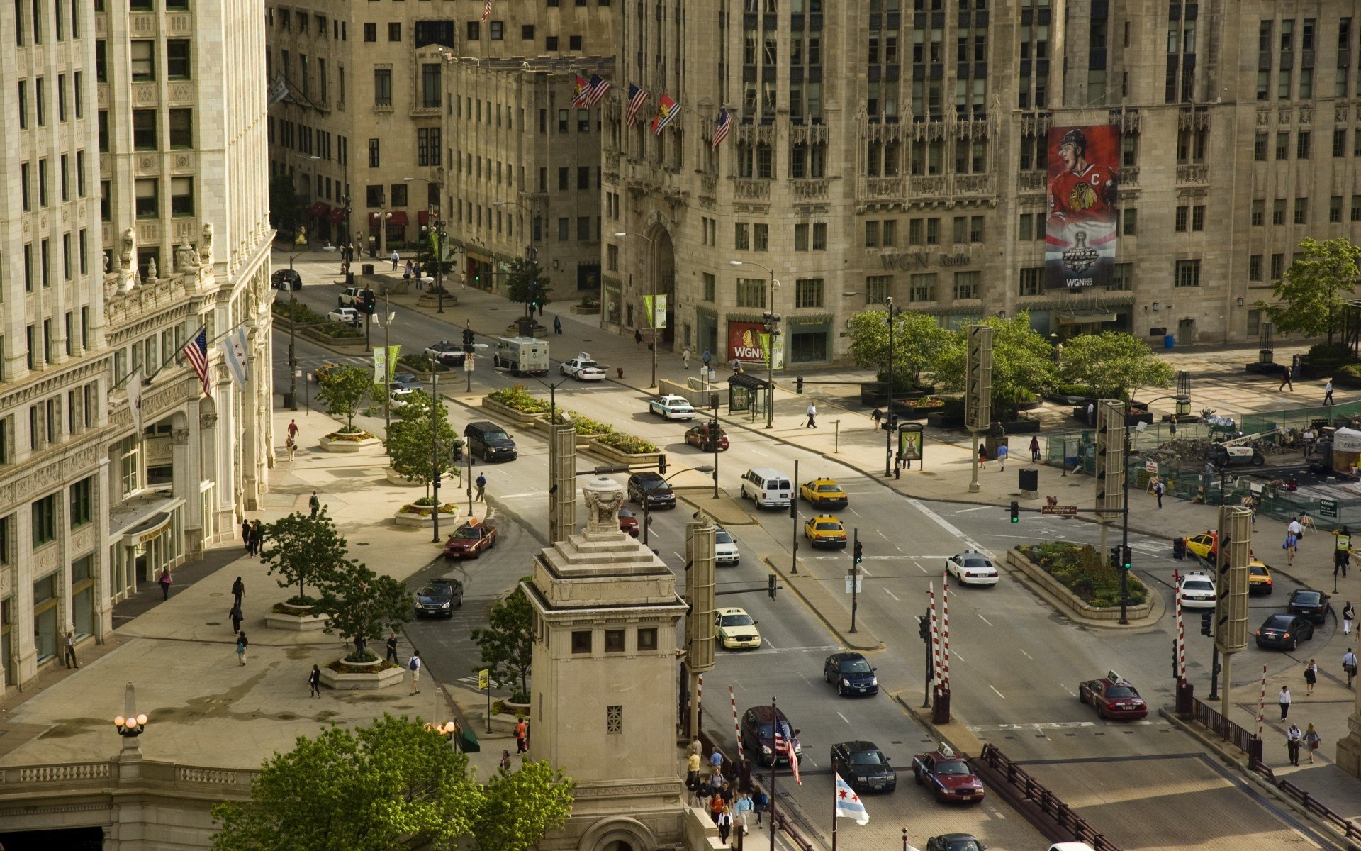 cityscape, Building, Street, Chicago Wallpaper