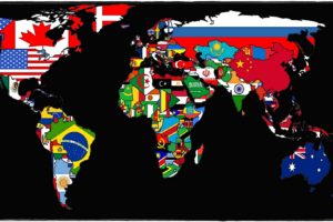 map, World, Flag, Wallbase, Nations