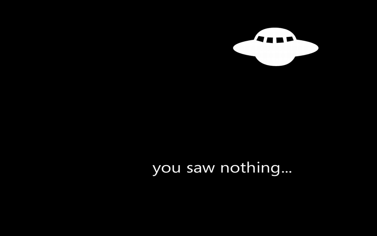 simple background, UFO Wallpaper