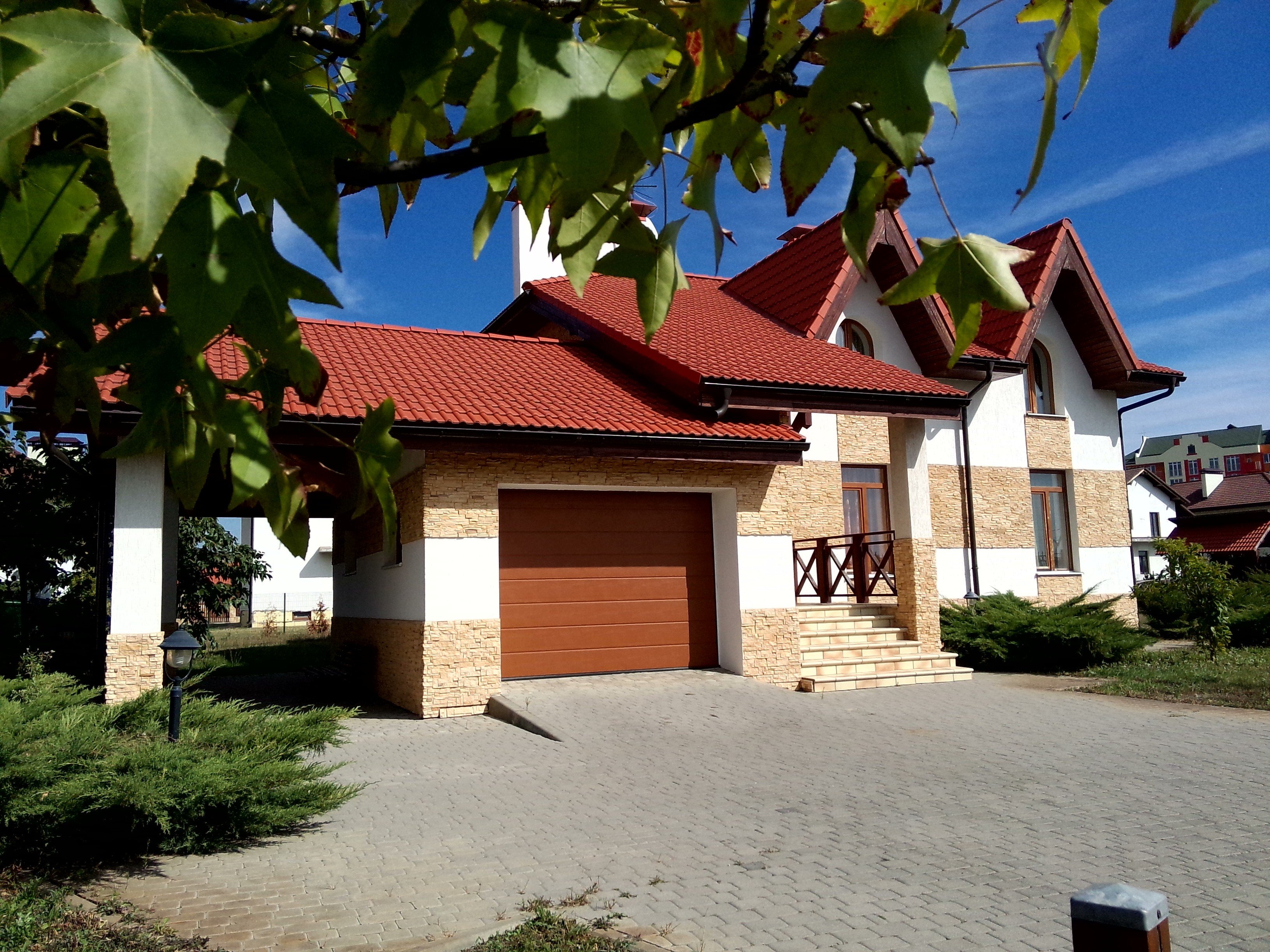 cottage, Donau, Germany Wallpaper