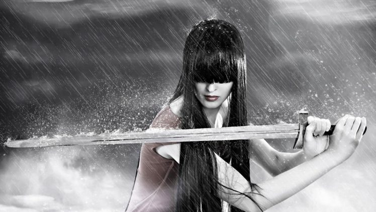 rain, Bangs, Sword, People HD Wallpaper Desktop Background