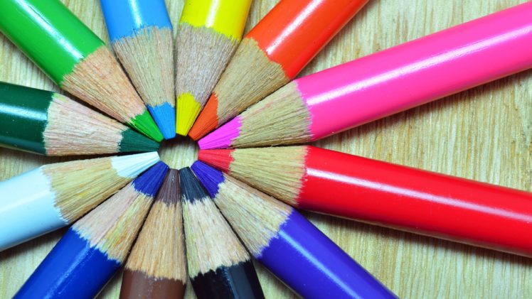 pencils, Colorful HD Wallpaper Desktop Background
