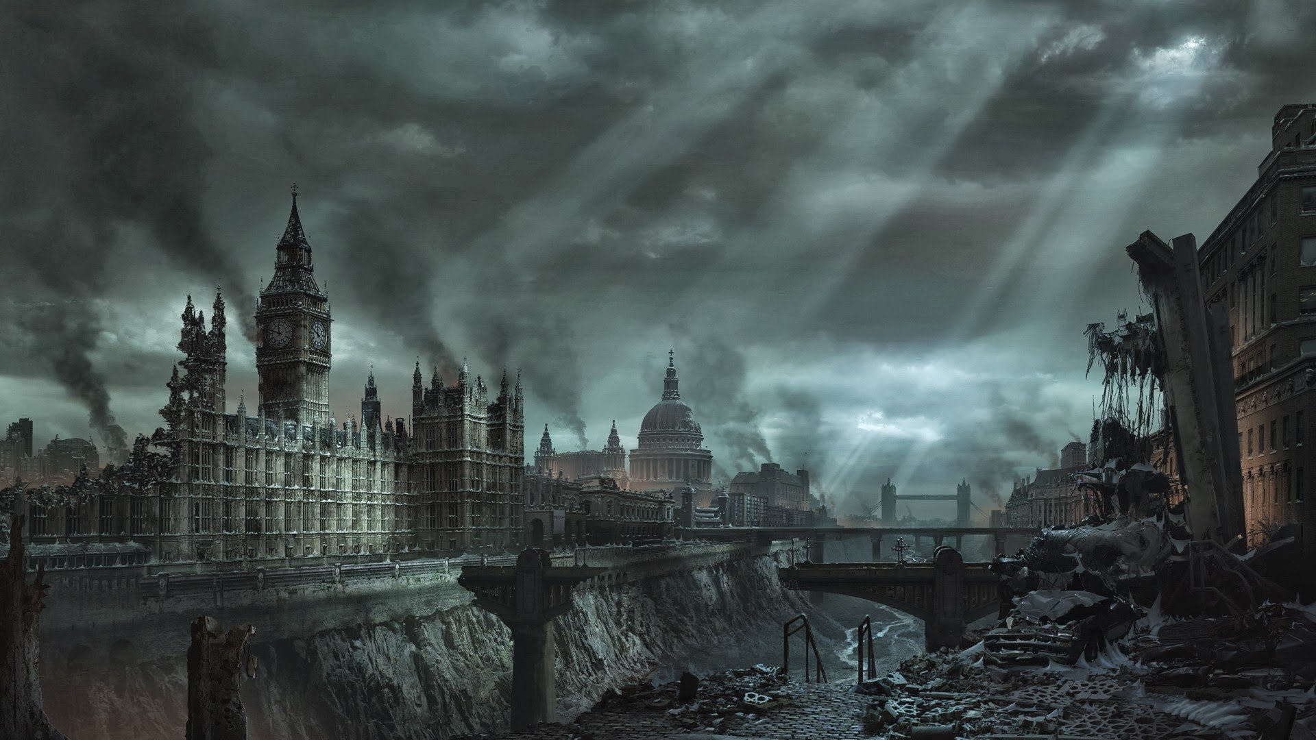London, Apocalyptic Wallpaper