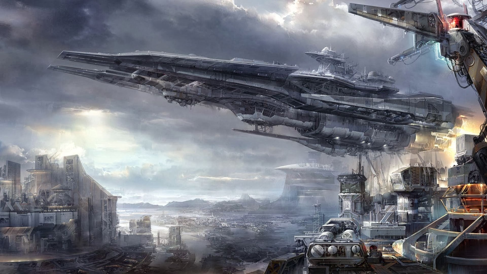 science fiction, Futuristic Wallpaper