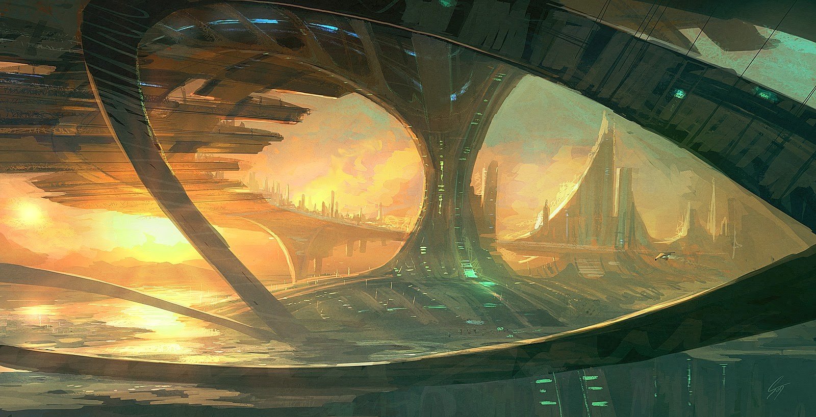 science fiction, Futuristic Wallpaper