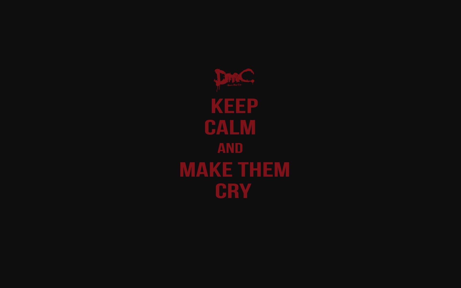Keep Calm and..., Devil May Cry, DmC: Devil May Cry Wallpapers HD