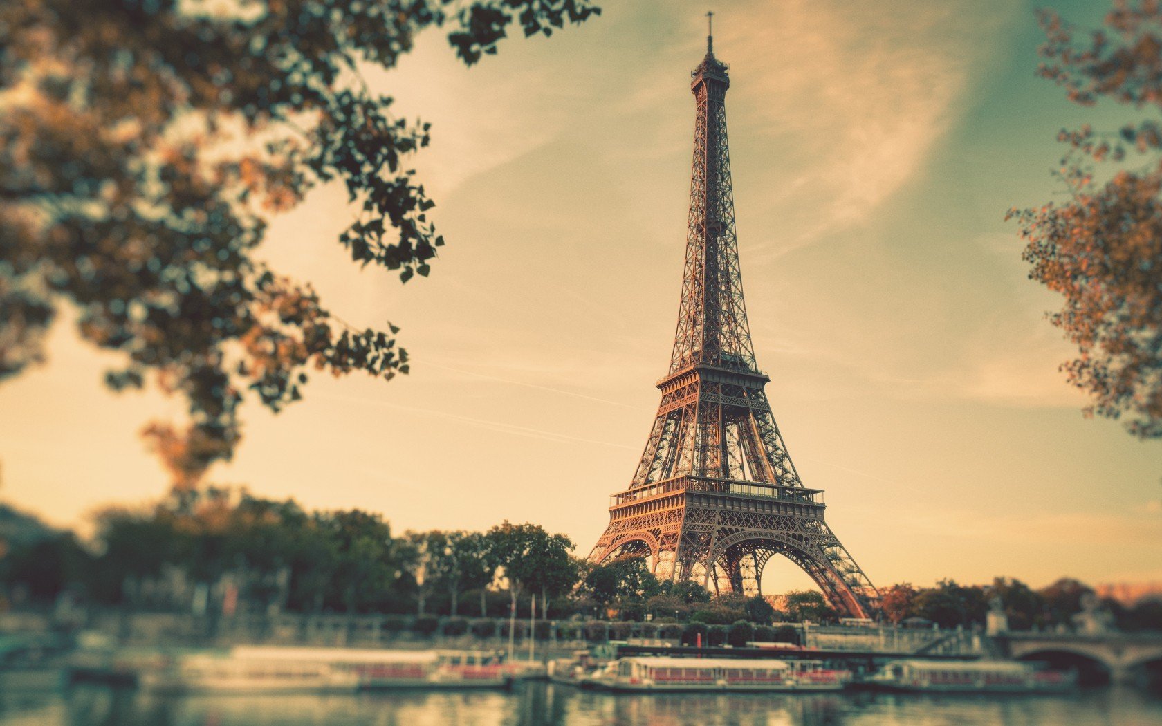 Paris, France, Eiffel Tower, Depth of field Wallpaper