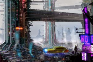 futuristic, Futuristic city