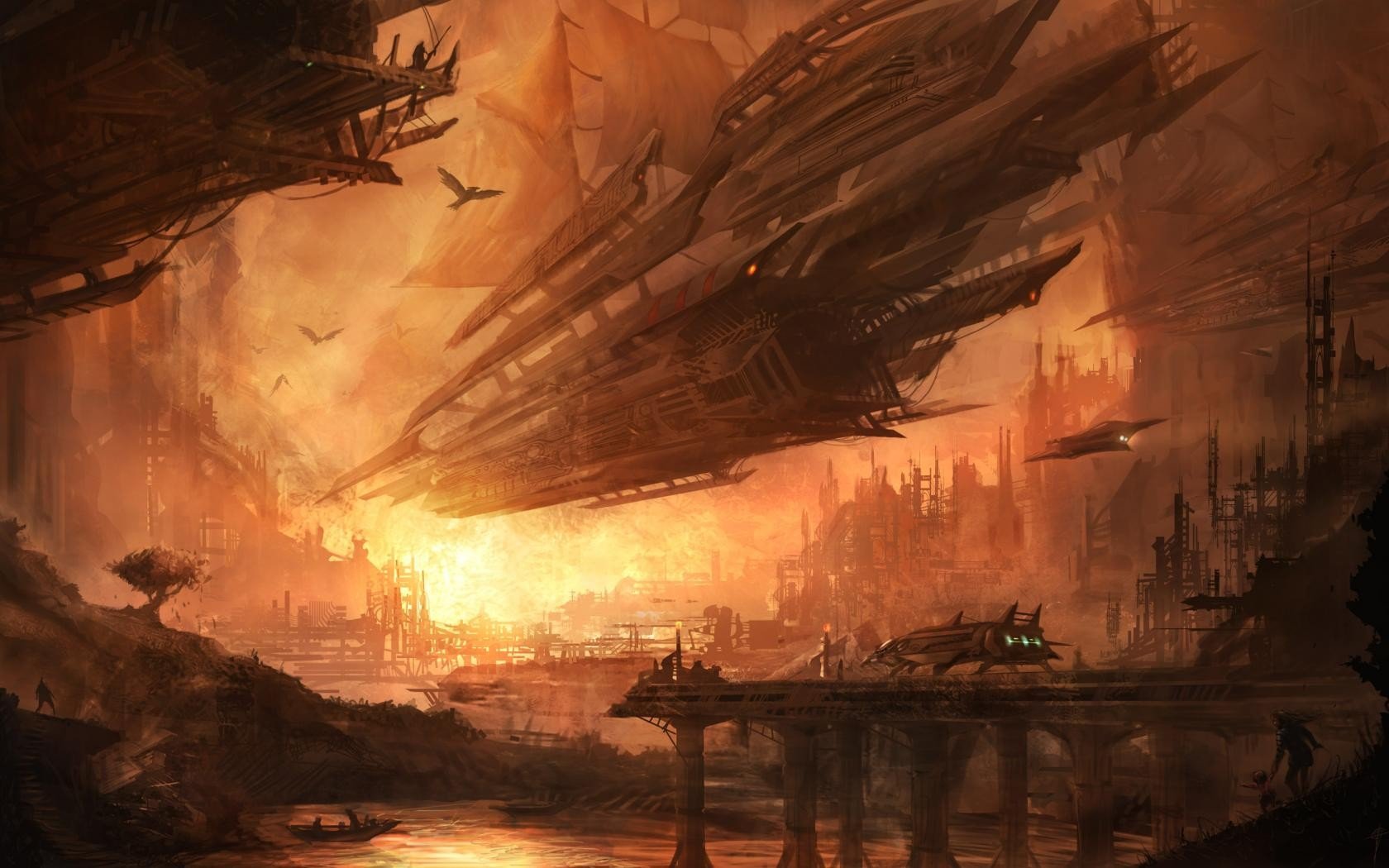 science fiction Wallpaper